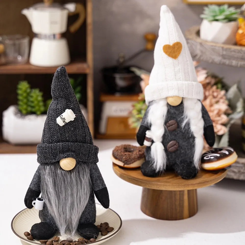 Kiroth Bay - Cozy Plush Coffee Gnome Decor