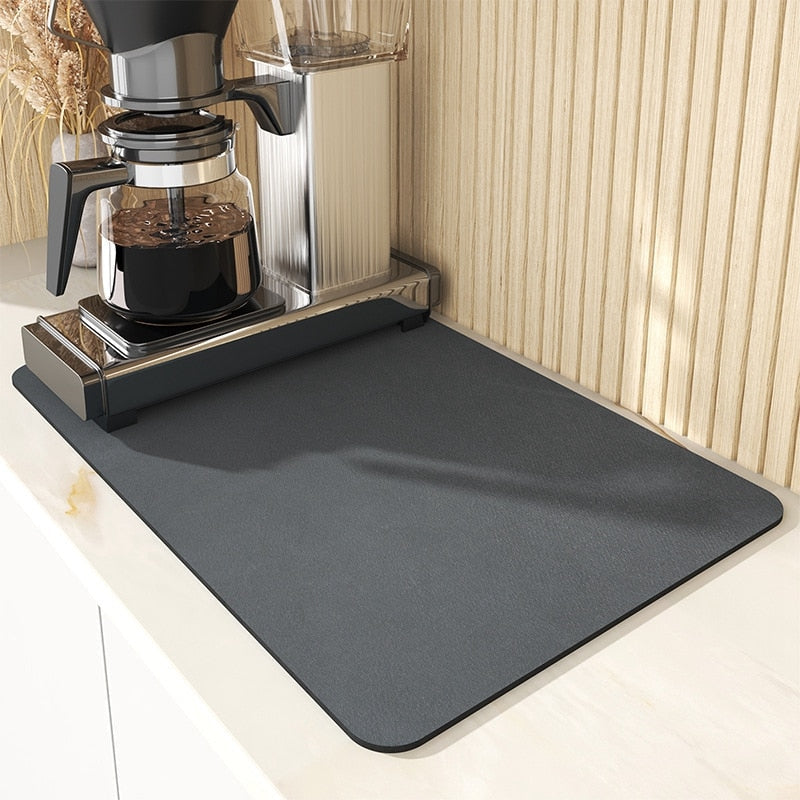 AbsorpTowel Mat - Non-Slip Ultra-Absorbent Dish Drying Mat