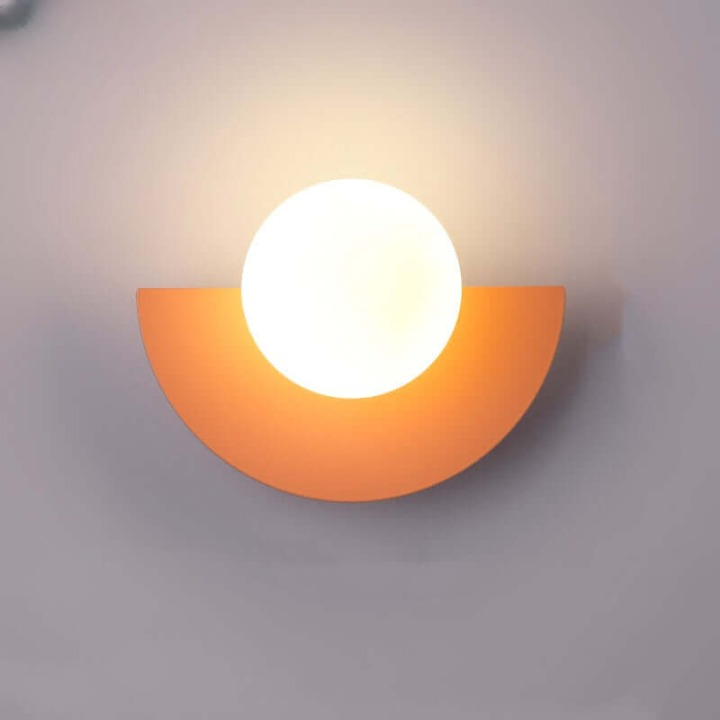 Holmcrest - Metal Half-Moon Wall Lamp