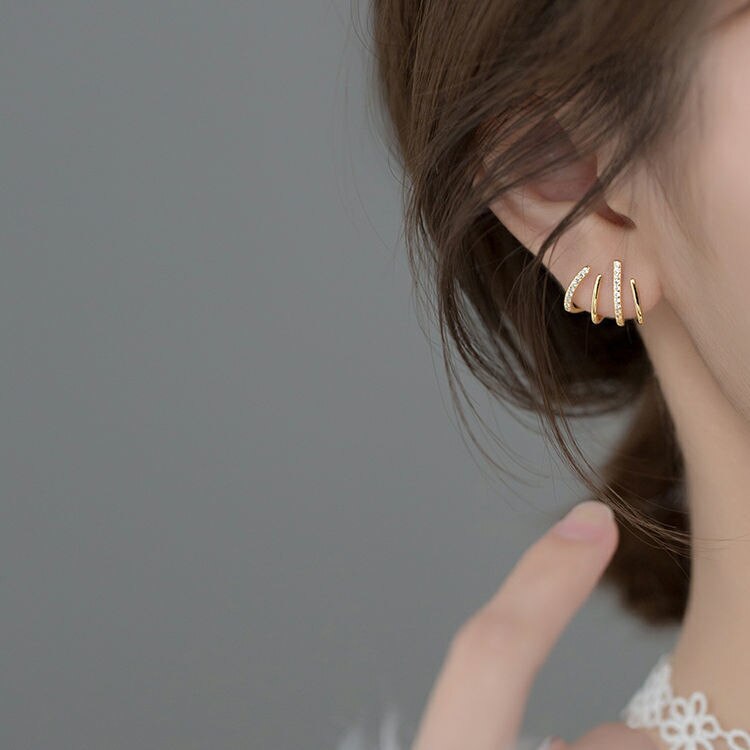 Facette - Claw Earrings Set with 4 Stunning Styles in One