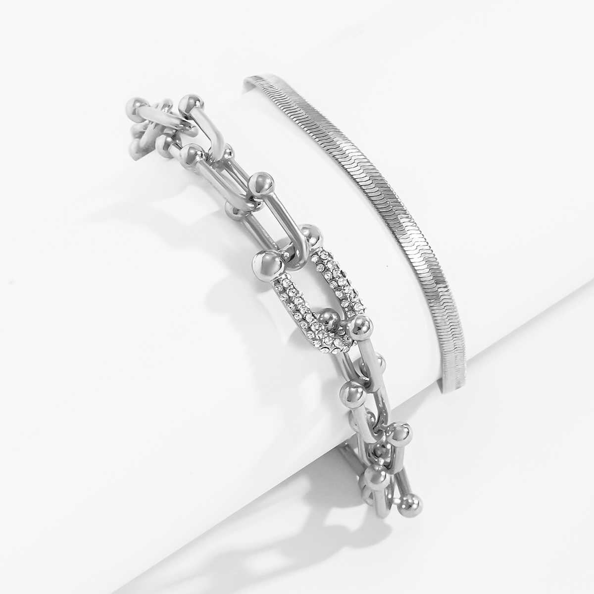 Damira - Stunning Bracelet Duo in Gold or Silver