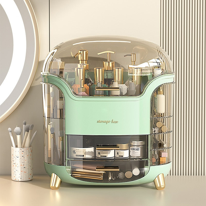BeautyEssence Organizer - Stylish Makeup Storage for a Tidy Vanity