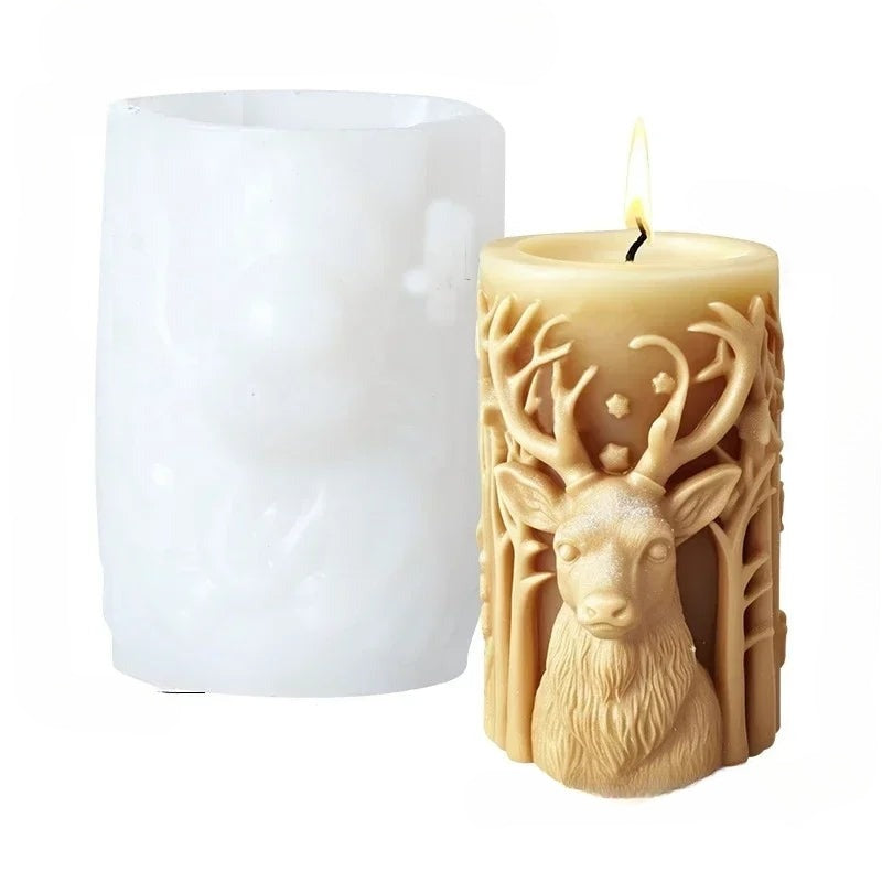 Paxmoor - Silicone Candle Mold For Festive Candles
