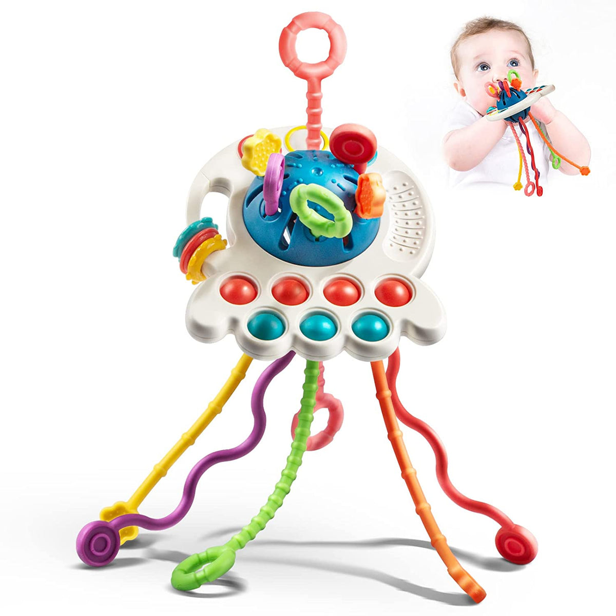 FlexiSpace Toy - Sensory Teething Toy for Kids