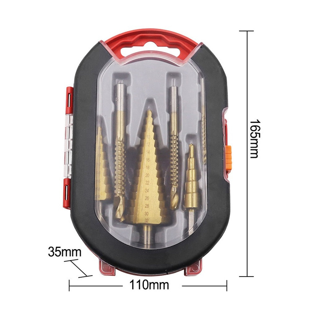 TitaniumPro Drill Set - Precision Drill Bits for Metal and Wood