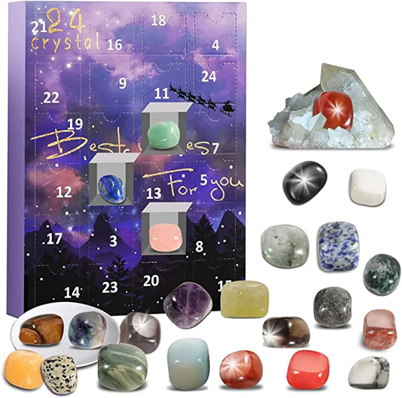 SparklingGems Calendar - 24 Crystals for Festive Fun