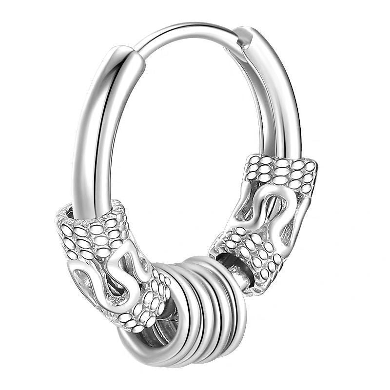 Hurvane - Chic Urban Stainless Steel Earrings for Men