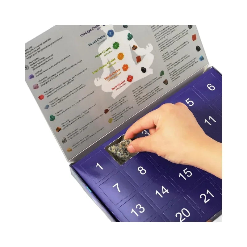 SparklingGems Advent Calendar - 24 Crystals for Festive Fun