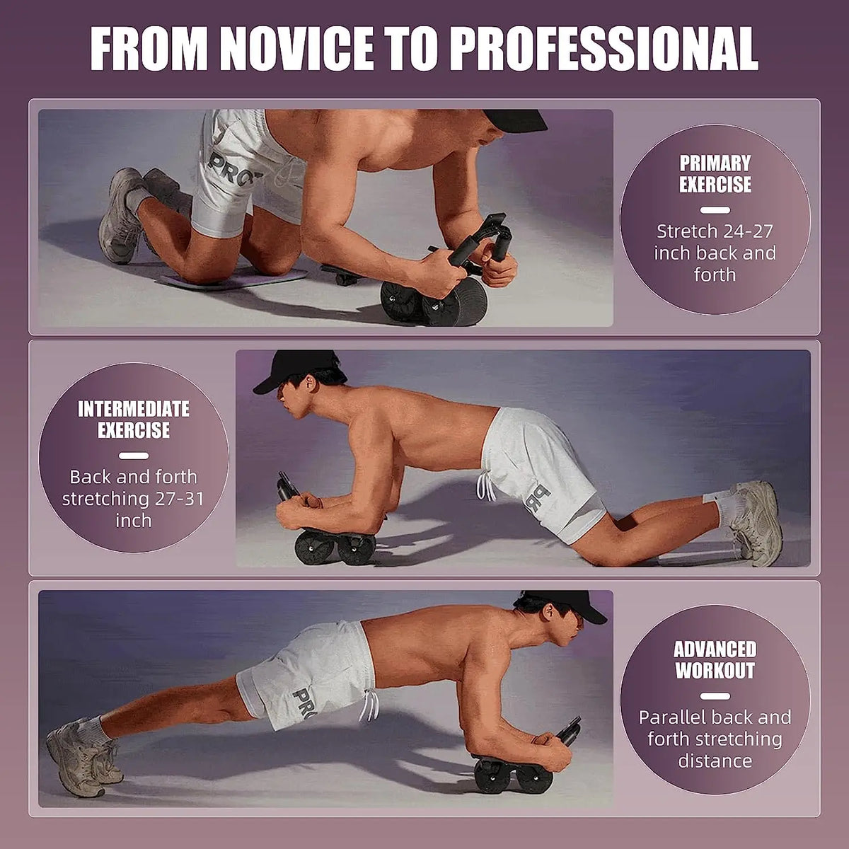 Abs Ignite - Advanced Ab Roller Trainer for a Stronger Core