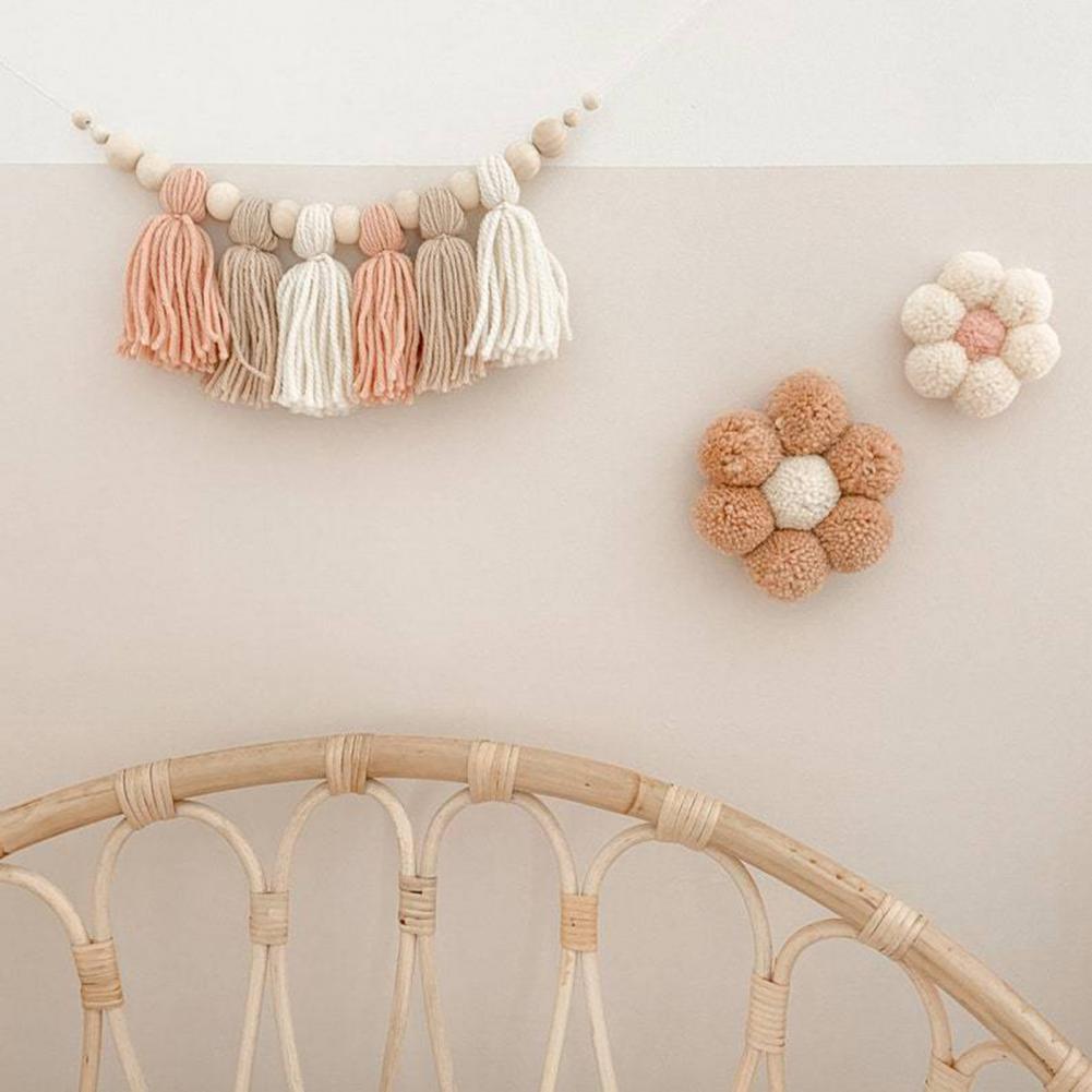 TinyGlow String - Wooden Bead Garland for Nursery Decor