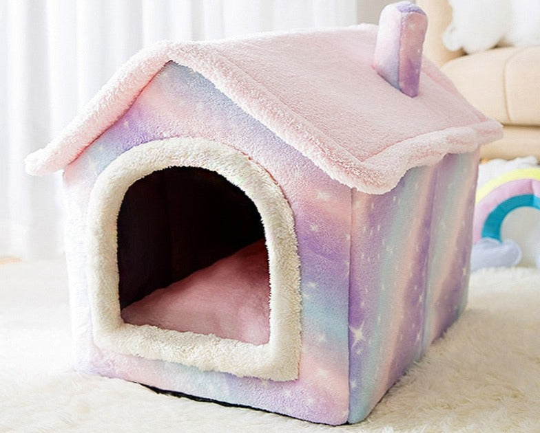 FluffyHaven - Cozy Pet House for Cats and Dogs