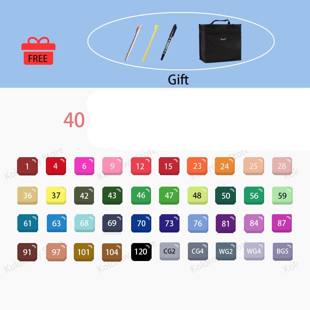 MangaBlend - Professional Color Markers for Artists