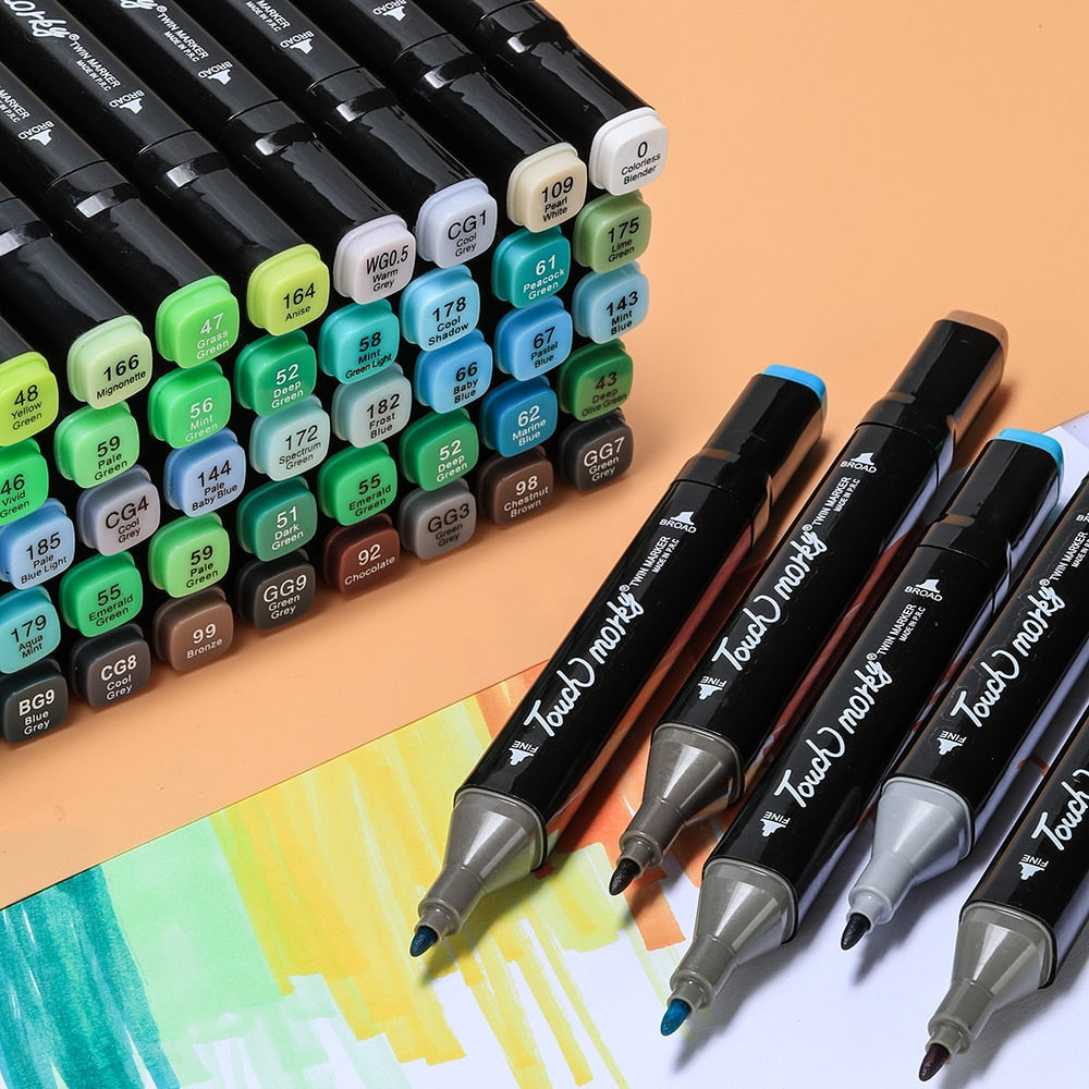 MangaBlend - Professional Color Markers for Artists