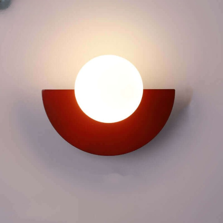 Holmcrest - Metal Half-Moon Wall Lamp