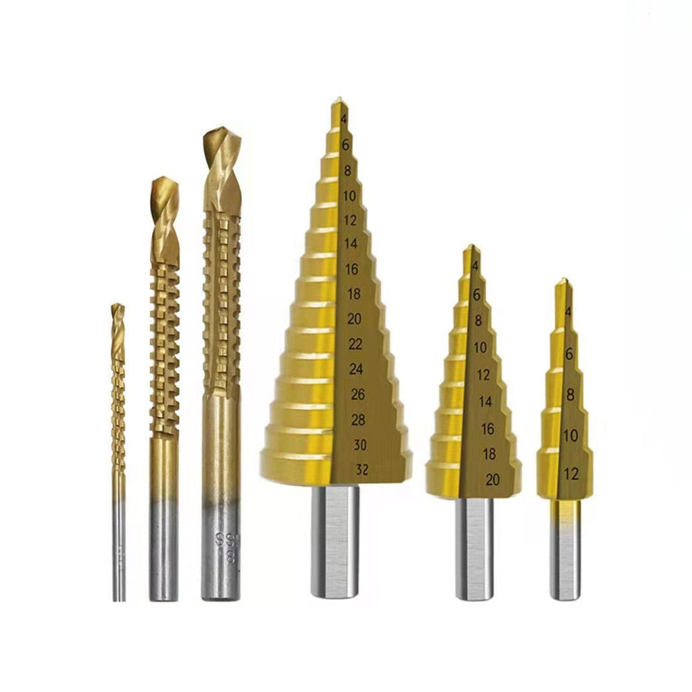 TitaniumPro Drill Set - Precision Drill Bits for Metal and Wood