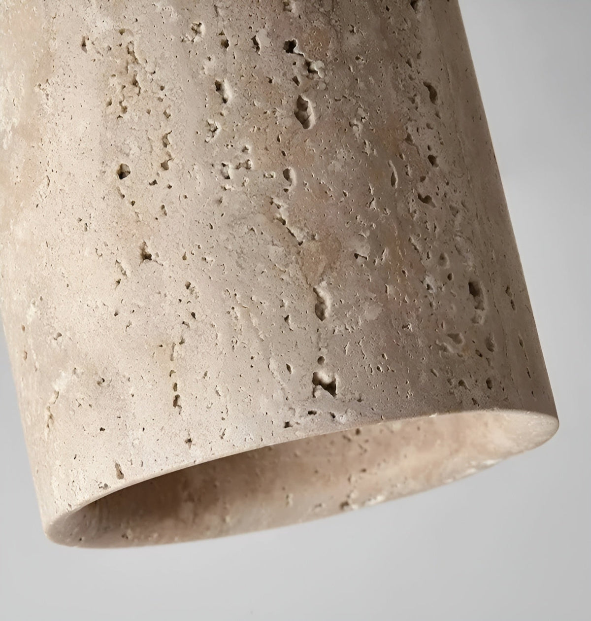 ReelMarsh - Natural Travertine LED Ceiling Light