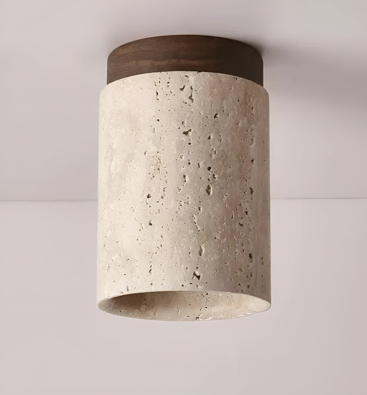 ReelMarsh - Natural Travertine LED Ceiling Light