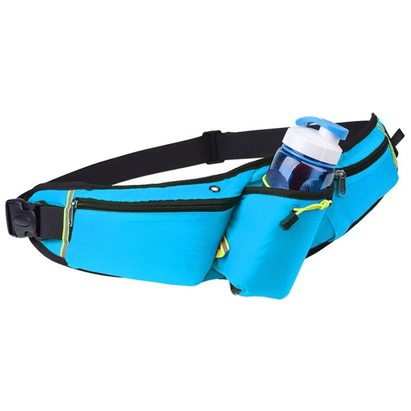 RunEase Belt - Waterproof Running Belt with Water Bottle Holder