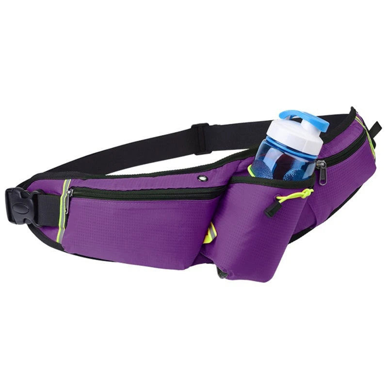 RunEase Belt - Waterproof Running Belt with Water Bottle Holder