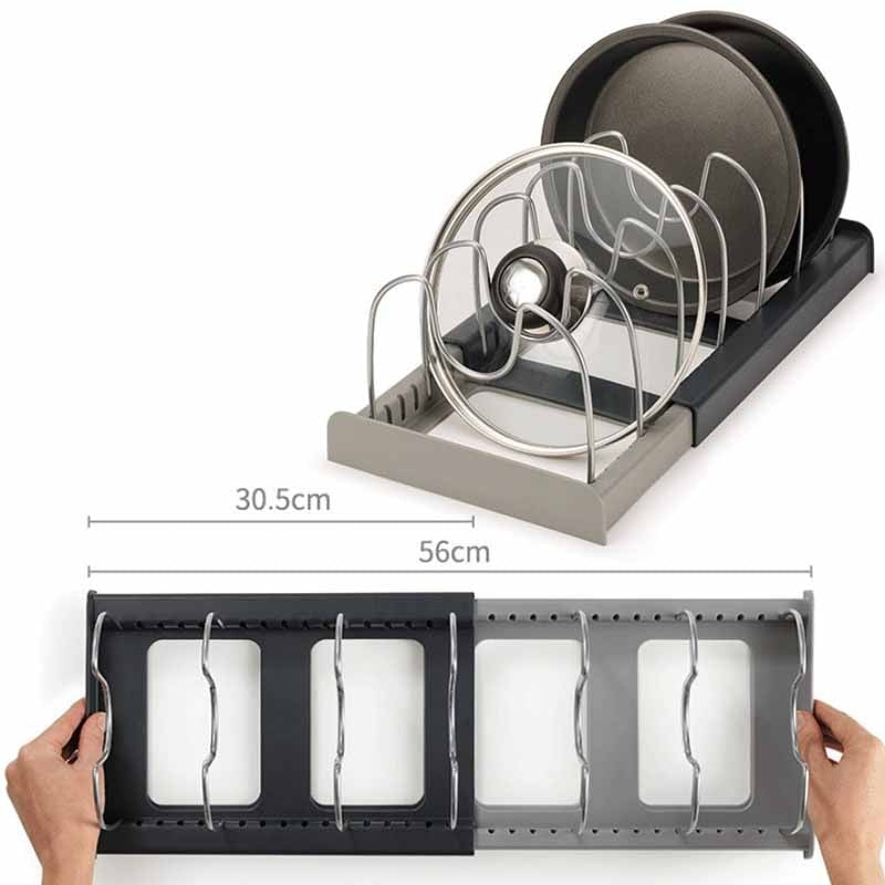 KitchenMaster Organizer - Smart Kitchen Cabinet Storage Rack