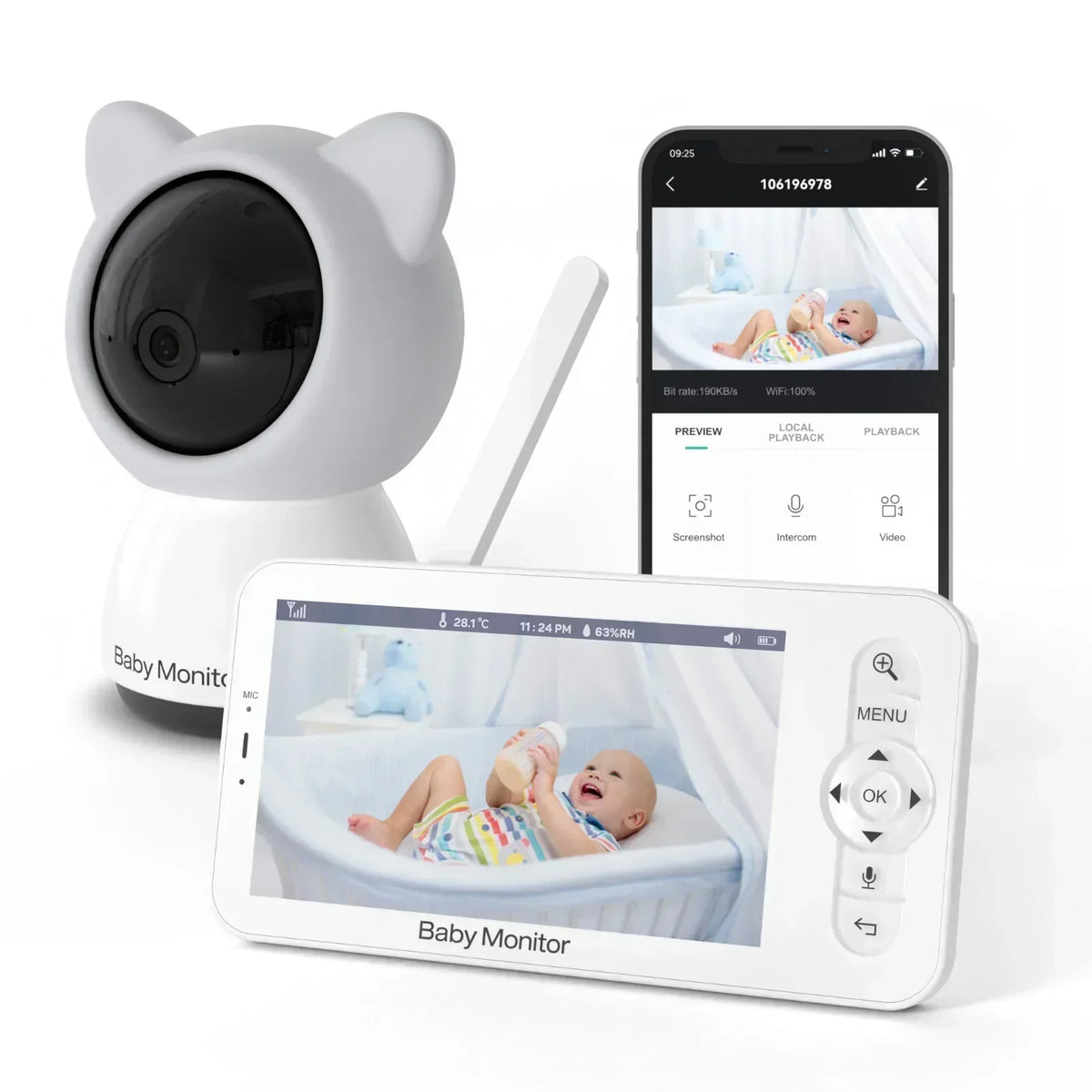 BabySafe Camera - HD Video Baby Monitor