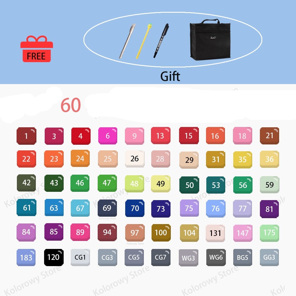 MangaBlend - Professional Color Markers for Artists