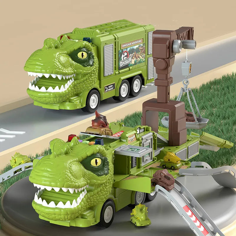 DinoRoar Truck - Foldable Dinosaur Adventure Vehicle