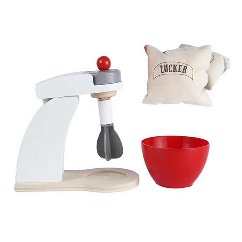 WoodPlay Set - Realistic Wooden Kitchen Playset for Kids