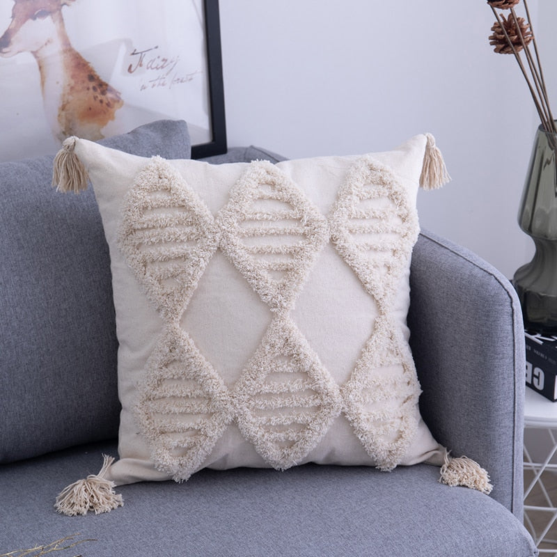 BohoVibes Pillow Covers - Ibiza-Style Cushion Covers for Home