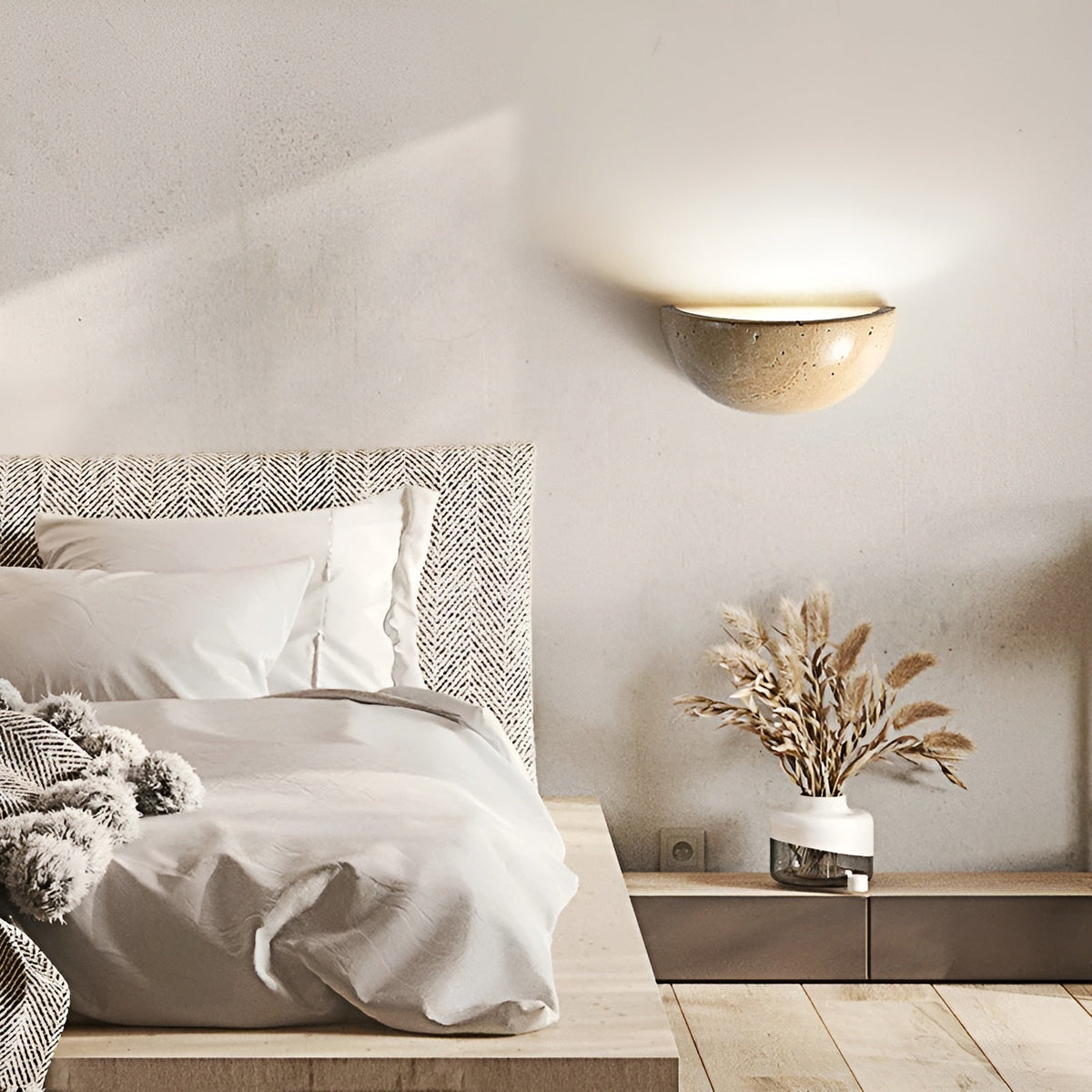 Korzito - Round Wabi-Sabi LED Wall Lamp