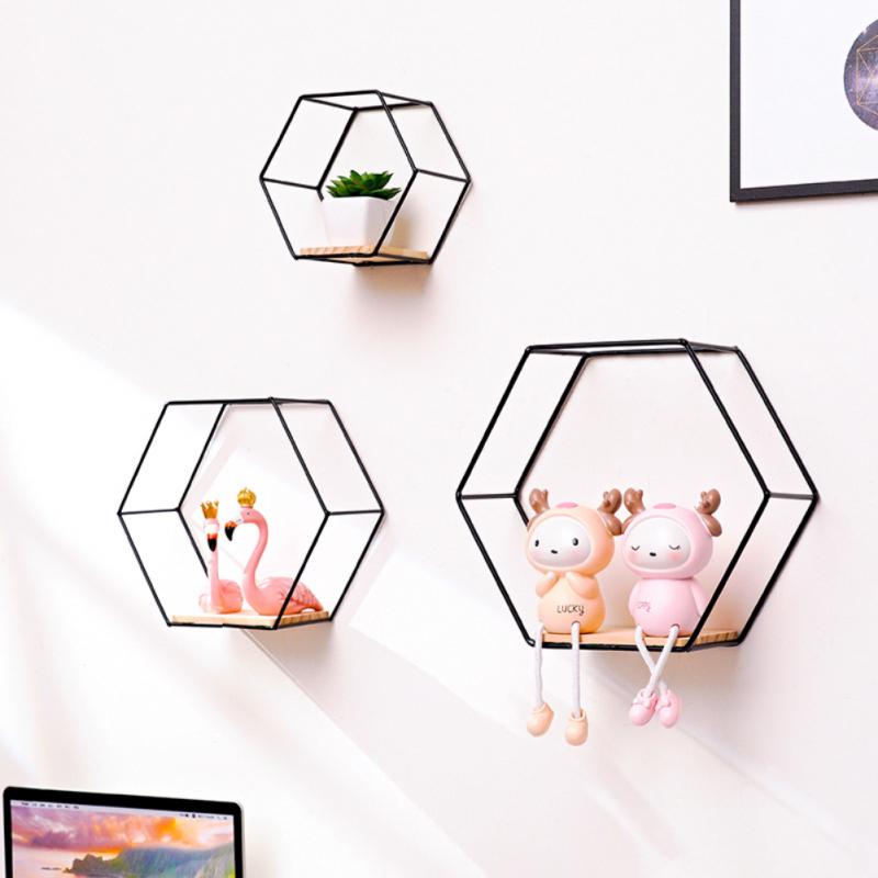 HexaShelf - Hexagonal Wall Shelf for Stylish Display Storage