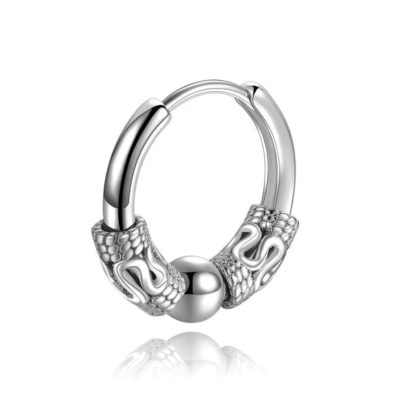 Gavrik - Trendy Stainless Steel Earrings for Men