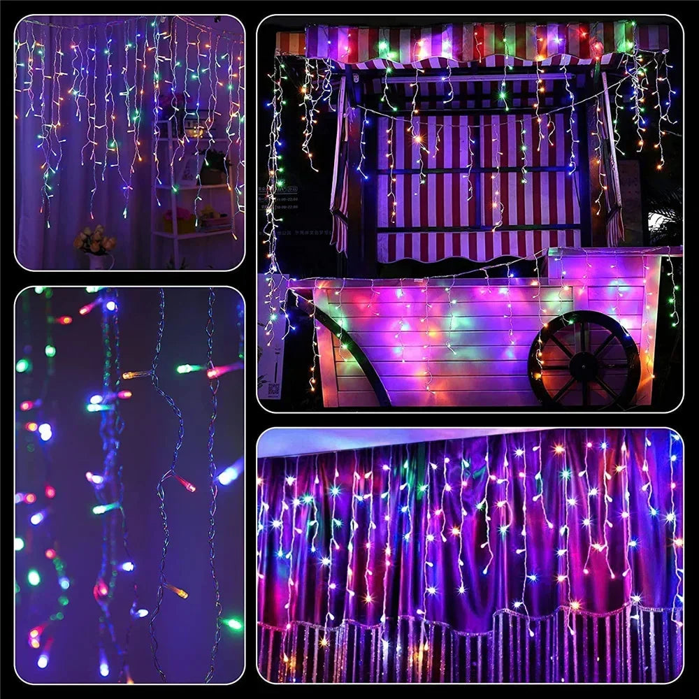 VedroSol - Solar Waterfall String Lights