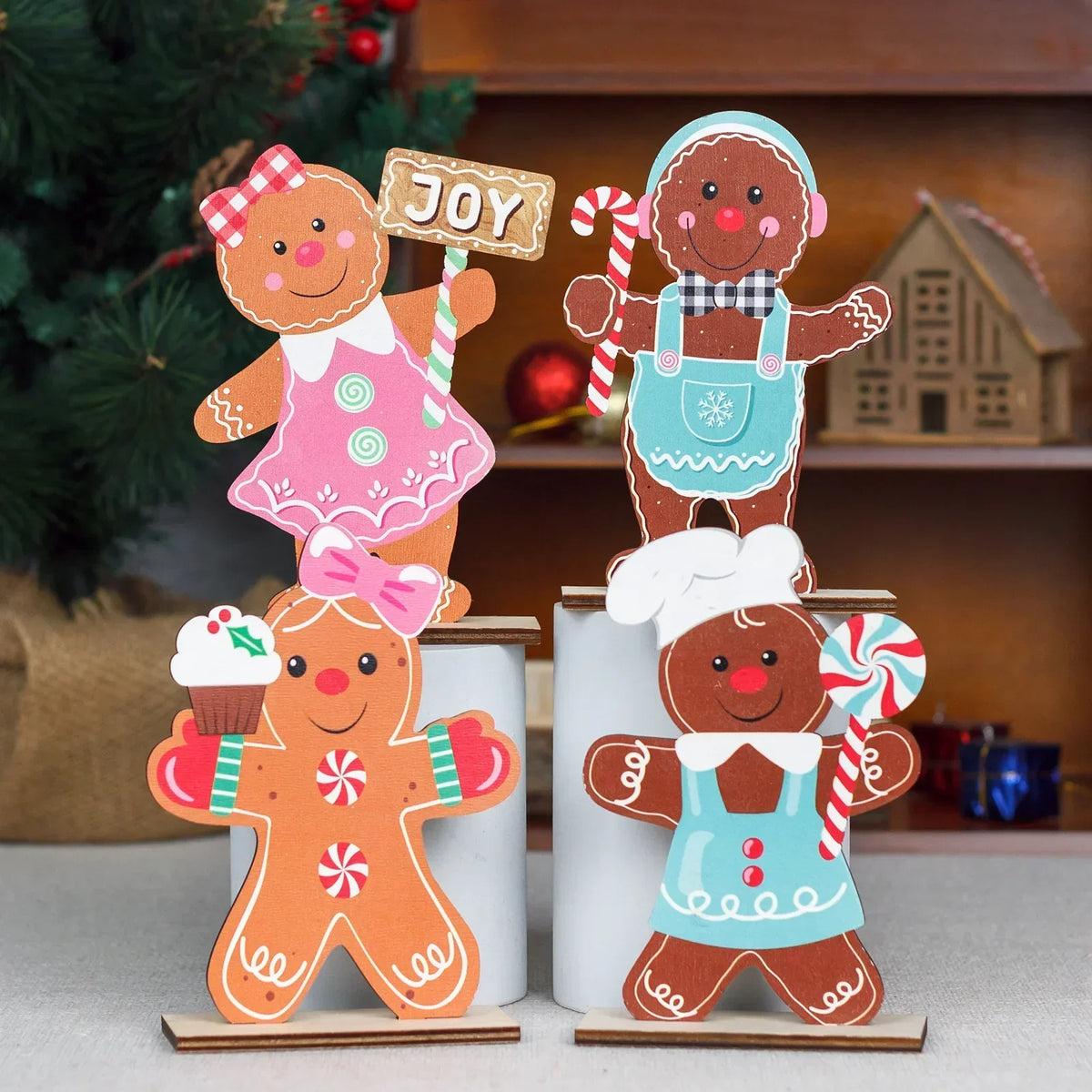 GingerJoy Ornament - Cute Gingerbread Man Design