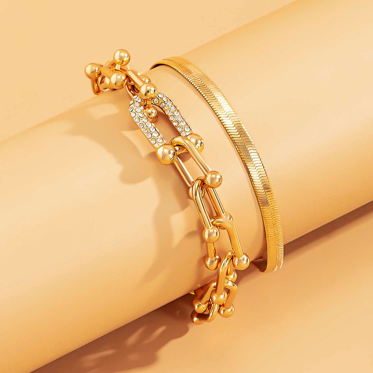 Damira - Stunning Bracelet Duo in Gold or Silver