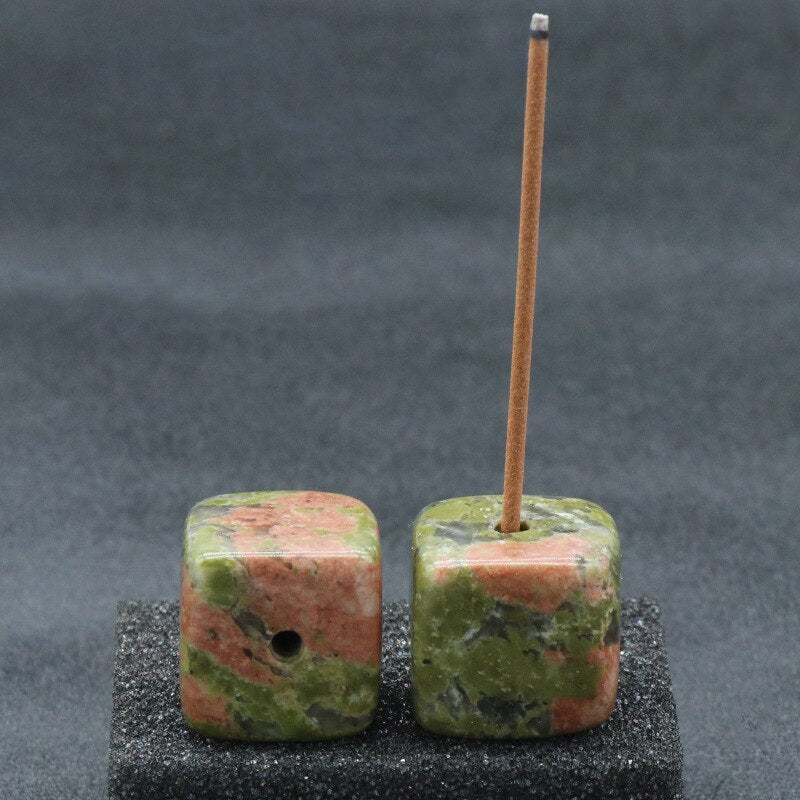 GemAura Incense Holder - Natural Gemstone Incense Holder for a Serene Home