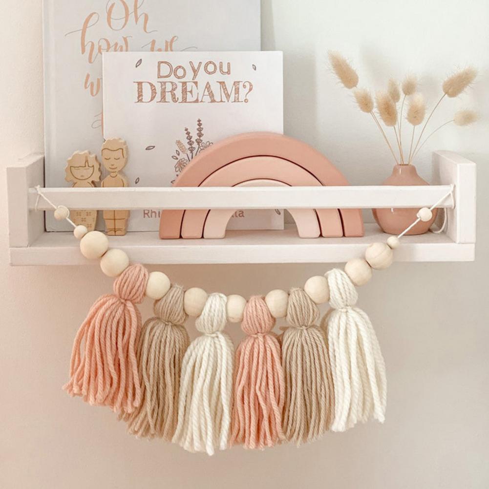 TinyGlow String - Wooden Bead Garland for Nursery Decor