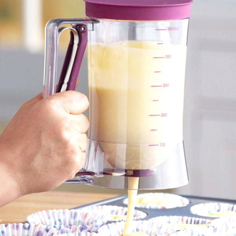 QuickServe Dispenser - Effortless Batter Dispensing for Pancakes and Cupcakes