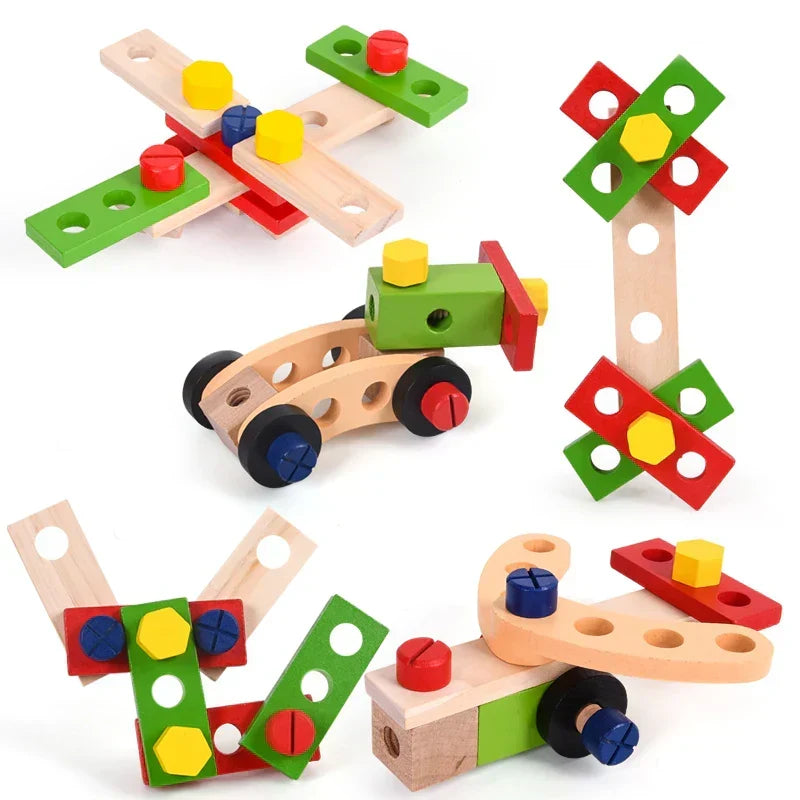 BuilderCraft Set - Creative Montessori Building Set for Kids