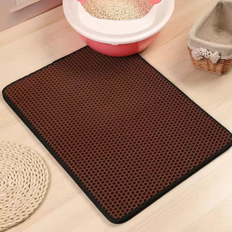 NonSlipPurrfect - Stylish Non-Slip Litter Mat for Clean Floors