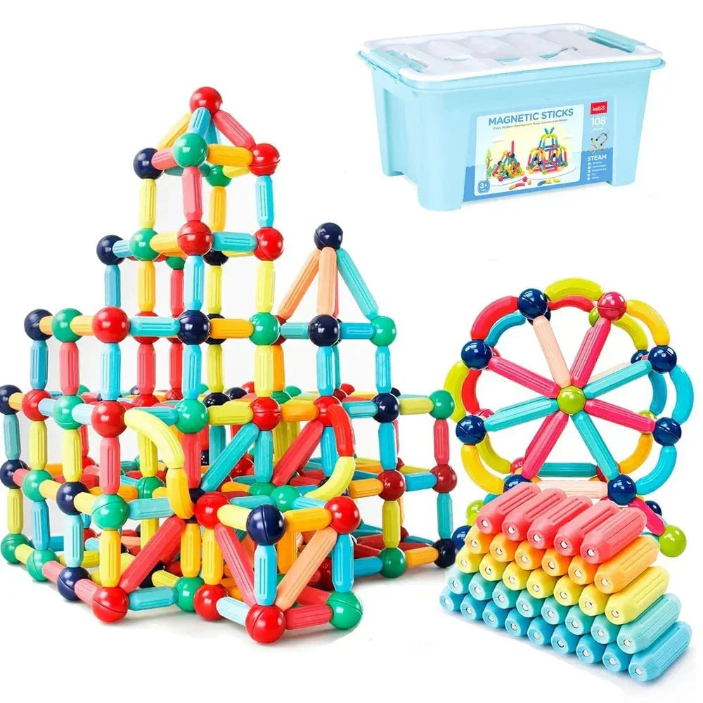Magneo Blocks - Magnetic Building Set for Kids