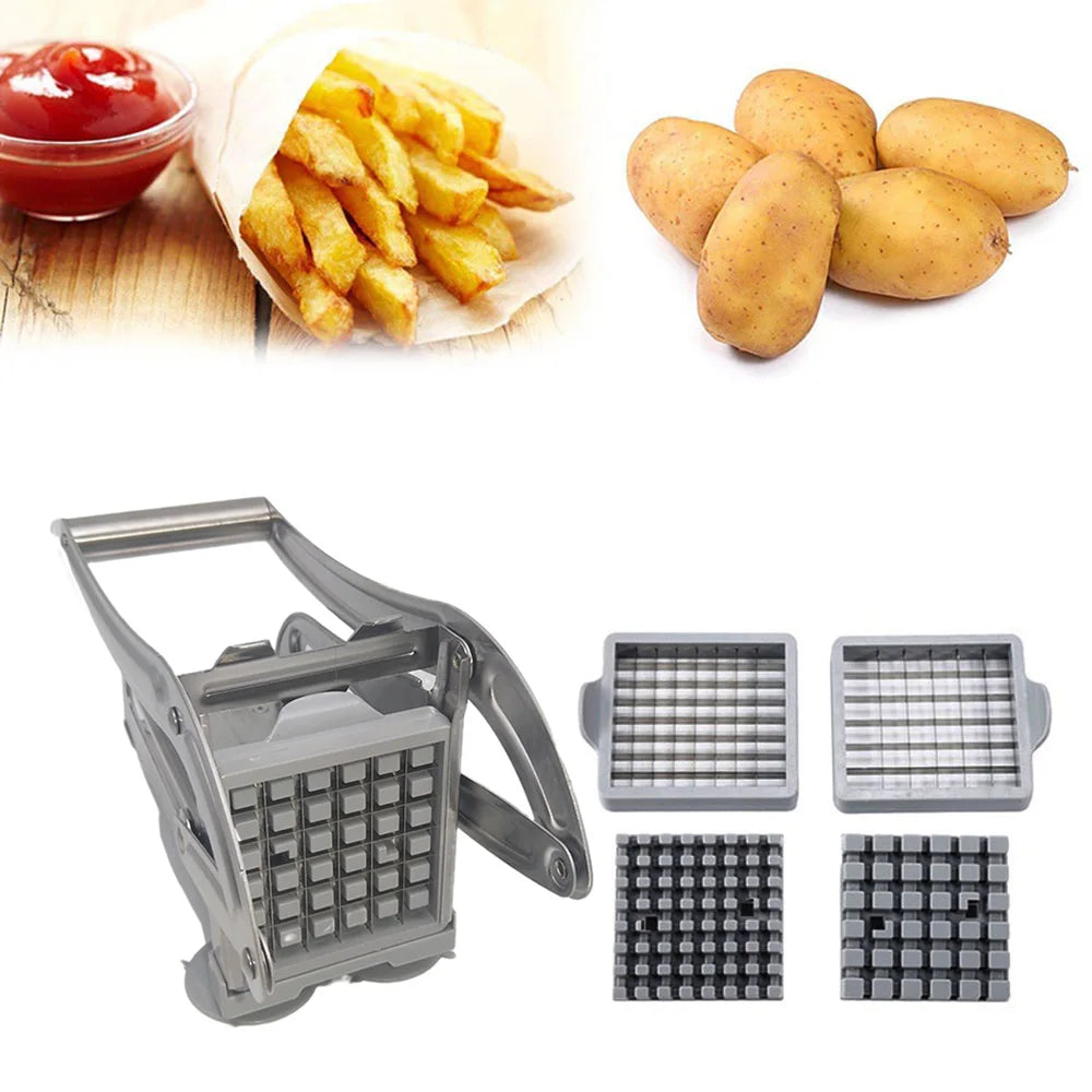 Fritzo Vegetable Cutter - Stainless Steel Vegetable Slicer
