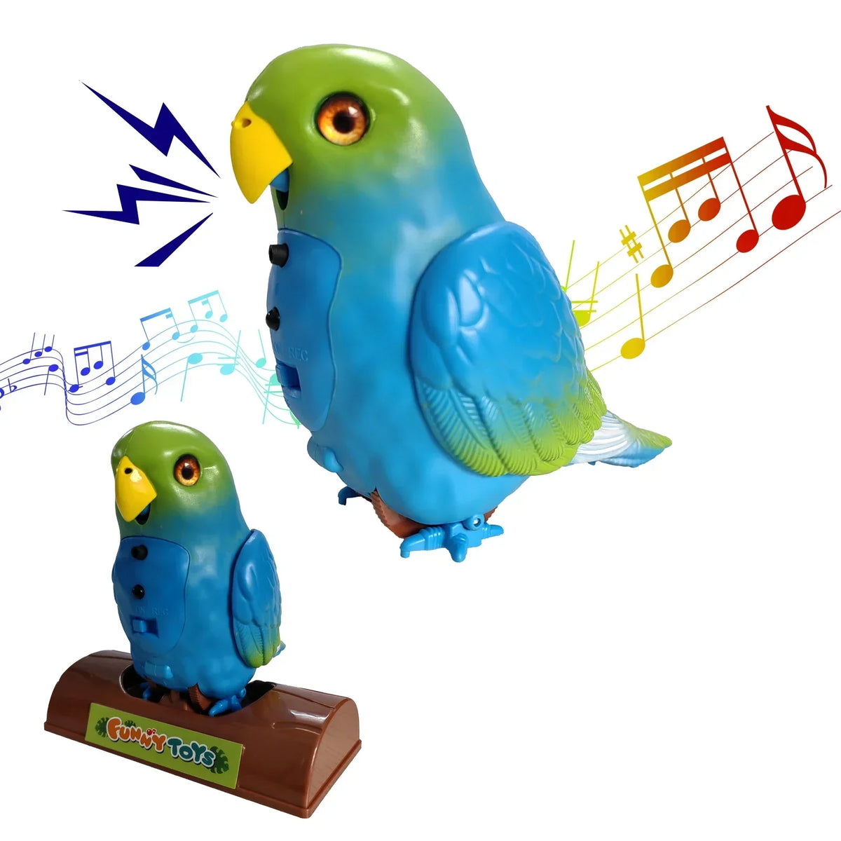 ChatBird - Interactive Talking and Singing Parrot Toy