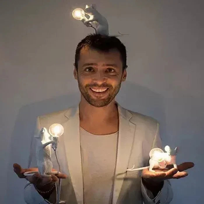 SqueakLight - Playful Mouse-Shaped LED Night Light