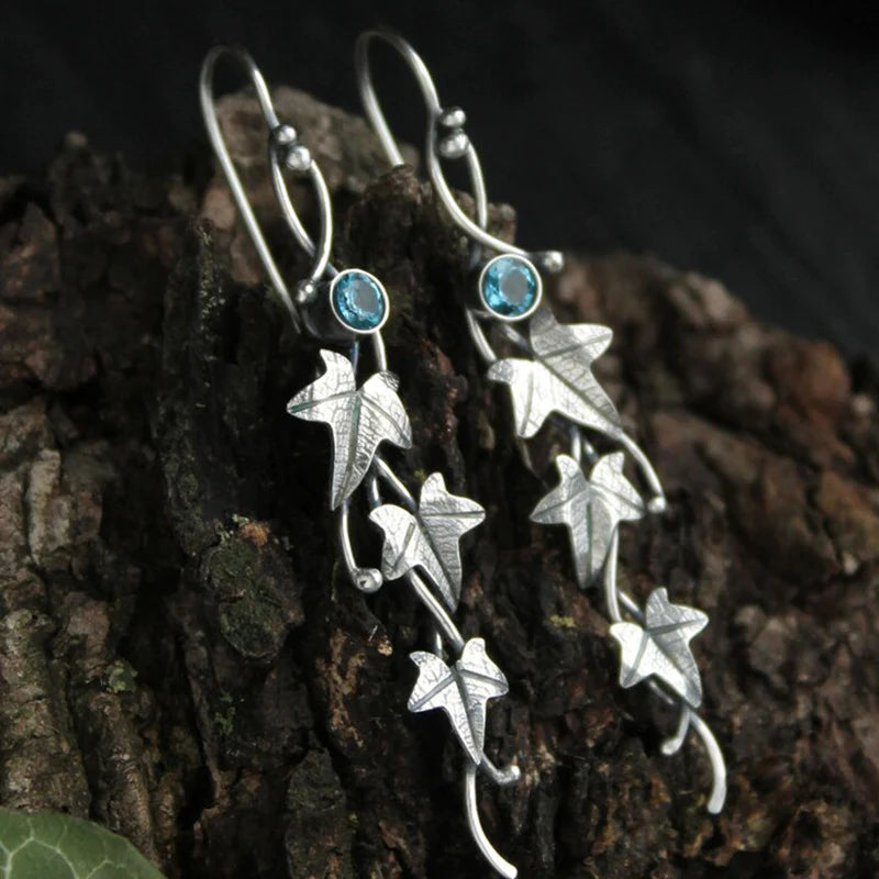 Faylinn Collection - Elf Leaf Earrings with Vintage Charm