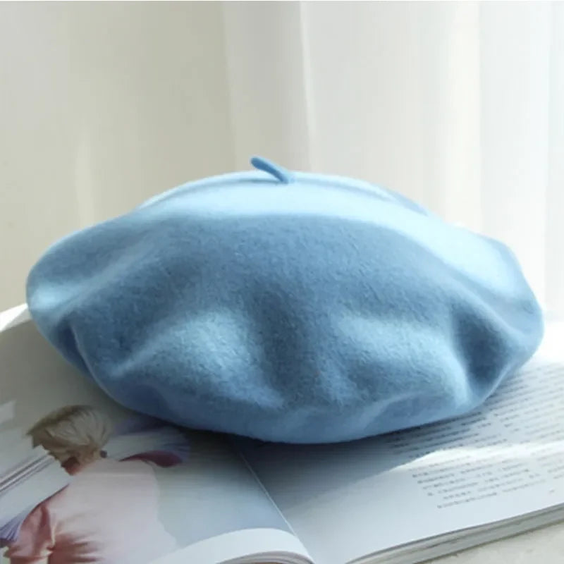 WoolCharm Beret - Cozy Wool Style for Cold Winter Days