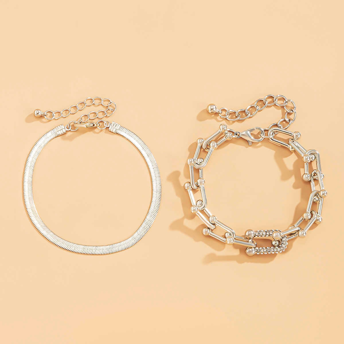 Damira - Stunning Bracelet Duo in Gold or Silver