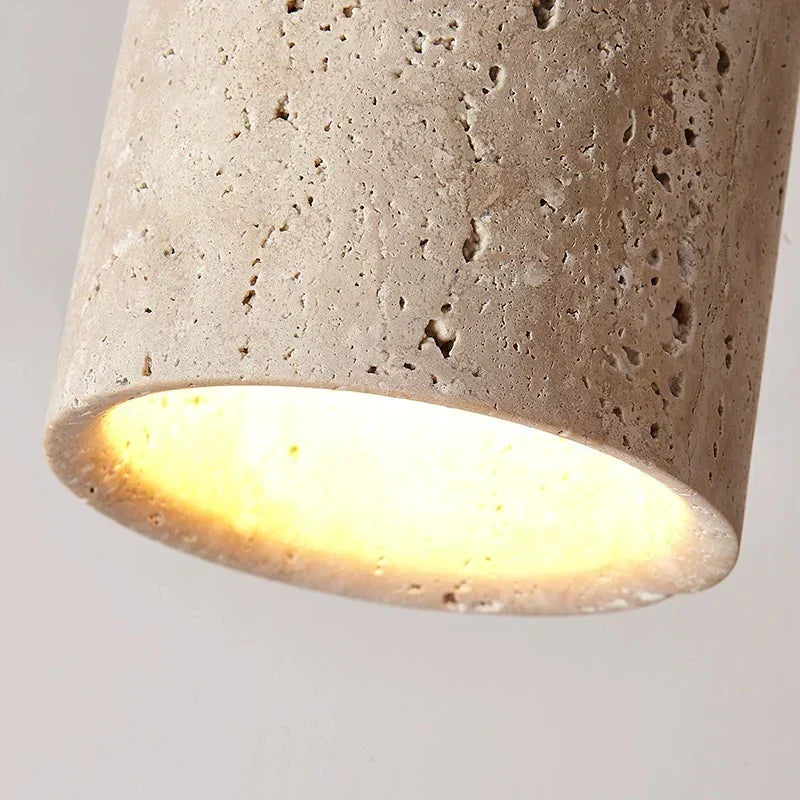 ReelMarsh - Natural Travertine LED Ceiling Light