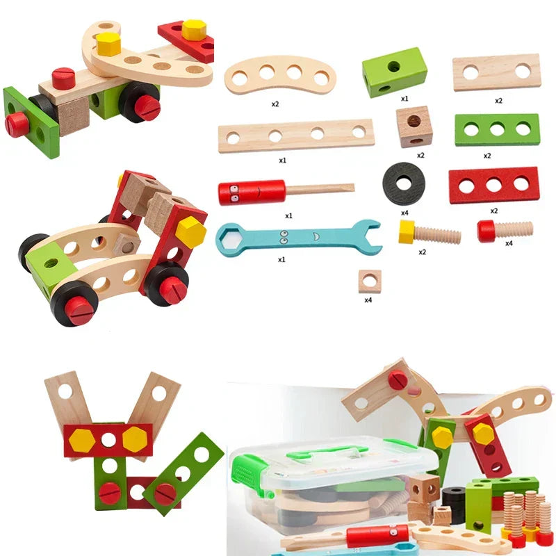BuilderCraft Set - Creative Montessori Building Set for Kids