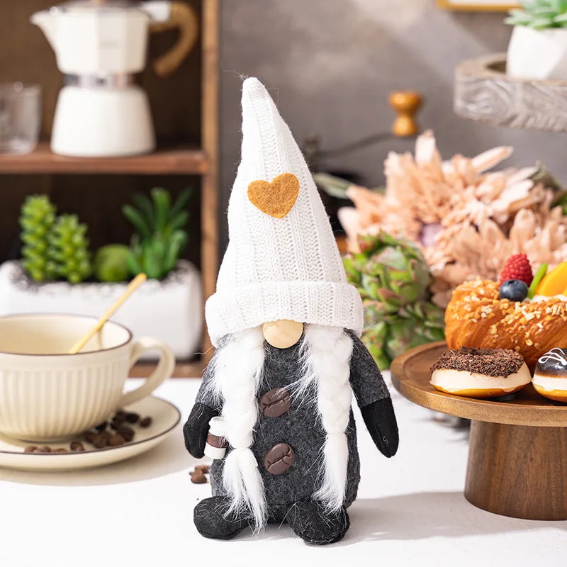 Kiroth Bay - Cozy Plush Coffee Gnome Decor